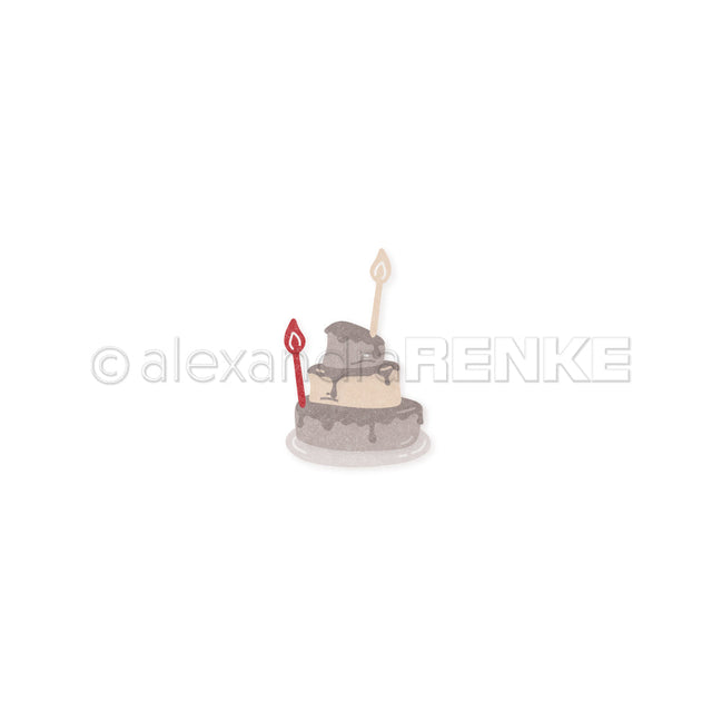 D-AR-Ba0248 Set Fustelle 'Cake with candles' - A. RENKE
