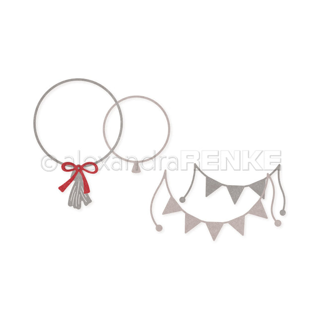 D-AR-Ba0250 Set Fustelle 'Balloons & Pennants' - A.RENKE