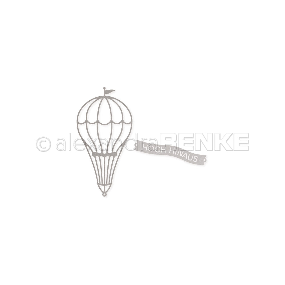 D-AR-Ba0269 Set Fustelle  'Heißluftballon hoch hinaus'- A.RENKE