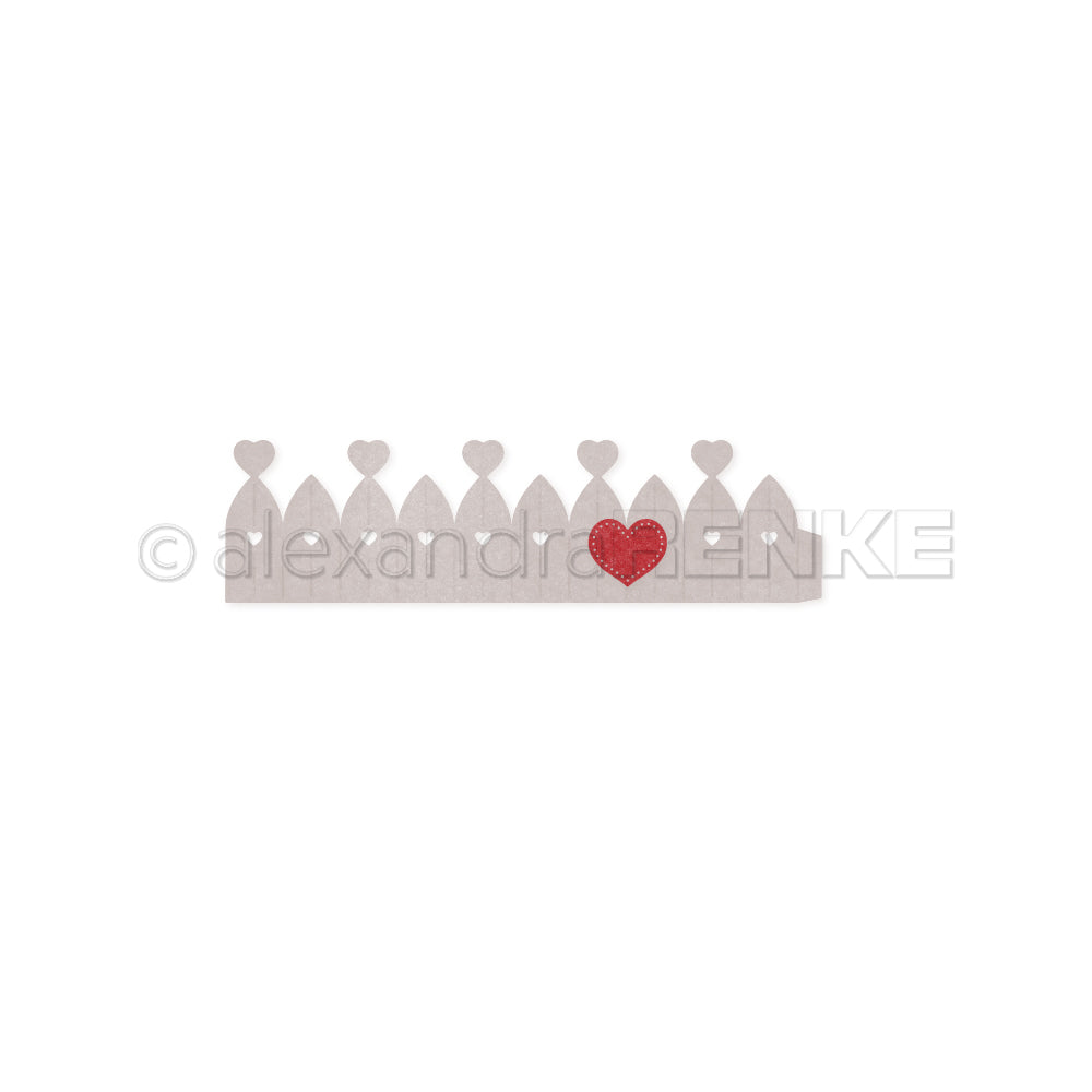 Set Fustelle 'Rosette with hearts 2' - D-AR-Ba0326 - A. RENKE