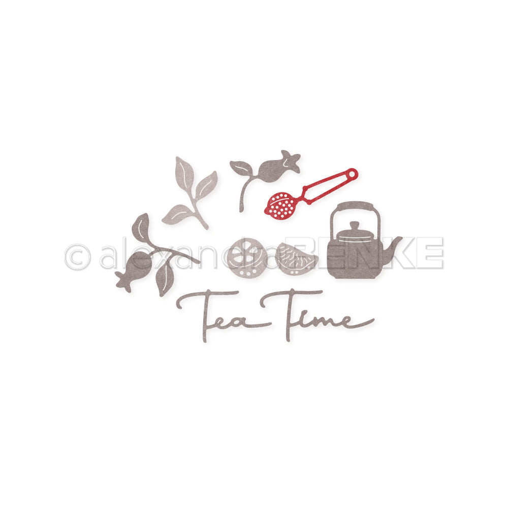 D-AR-BA0345 'Tea time Set' die set - A.RENKE 