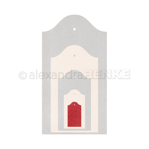 Die set 'Ogee arch tags large' -D-AR-BA0367 - A.RENKE 
