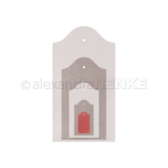 Fustelle  'Ogee arch tags medium' -D-AR-BA0372 - A.RENKE