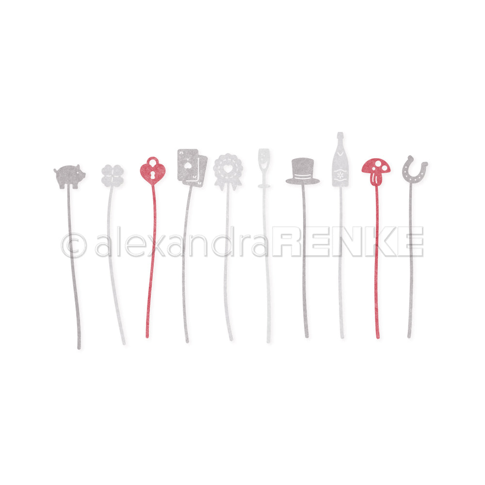 D-AR-Ba0391 Set Fustelle  'Glück am Stiel' A.RENKE (Copia)