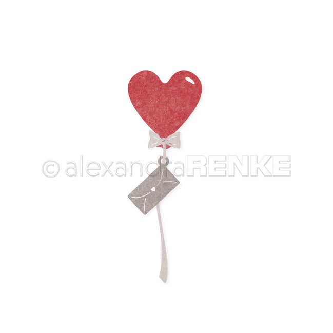 'Heart Balloon Greetings' die set - D-AR-BA0416 - A.RENKE