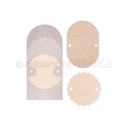 Set Fustelle 'Bag label - D-AR-Ba0439 - A.RENKE