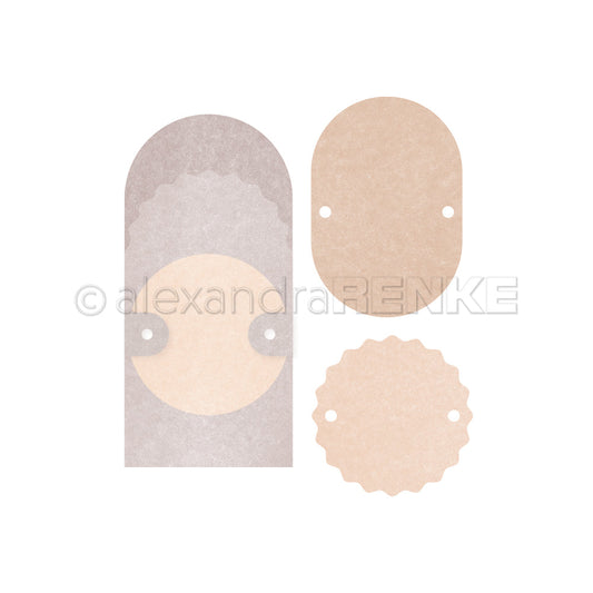 Set Fustelle 'Bag label - D-AR-Ba0439 - A.RENKE