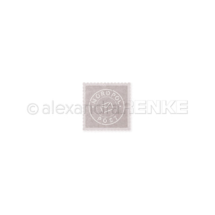 Die set 'Postage stamp label North Pole Post' -D-AR-Ba0460 - A.RENKE