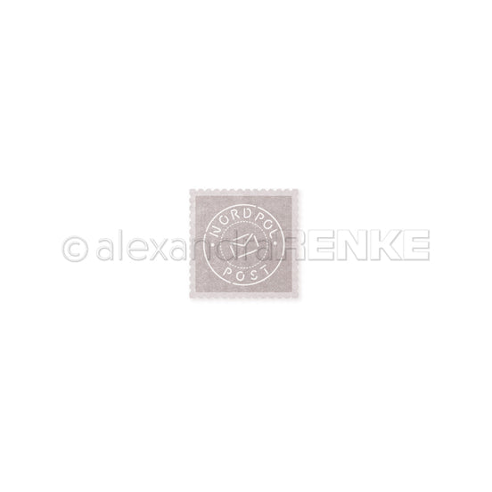 Set Fustelle 'Postage stamp label North Pole Post' -D-AR-Ba0460 - A.RENKE