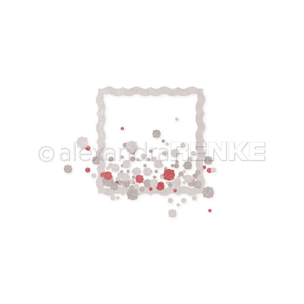 Set fustelle PAPPcutie 'Square Ornament Border Frame  with confetti' -D-AR-Ba0483 - A.RENKE