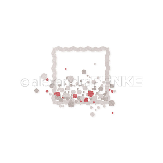 Set fustelle PAPPcutie 'Square Ornament Border Frame  with confetti' -D-AR-Ba0483 - A.RENKE