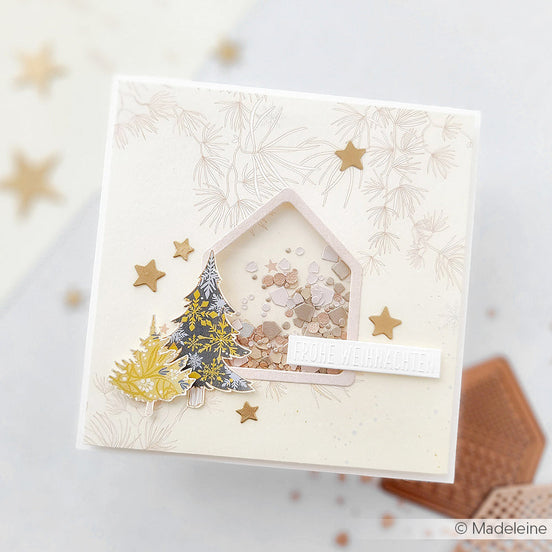 Set fustelle PAPPcutie 'House frame with confetti' -D-AR-Ba0485 - A.RENKE
