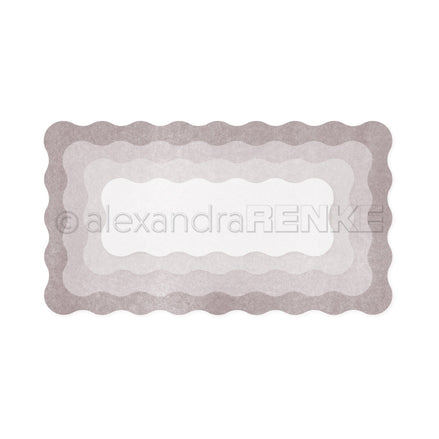 Die Set "Rectangular card topper with wavy edge" - D-AR-Ba0490 - A.RENKE