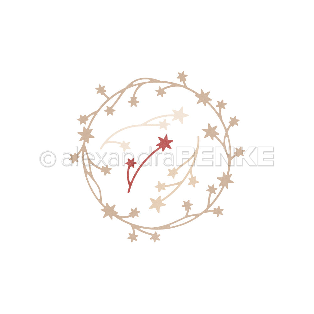 Set Fustelle "Sparkling Star Wreath 1"- D-AR-Ba0496 - A.RENKE