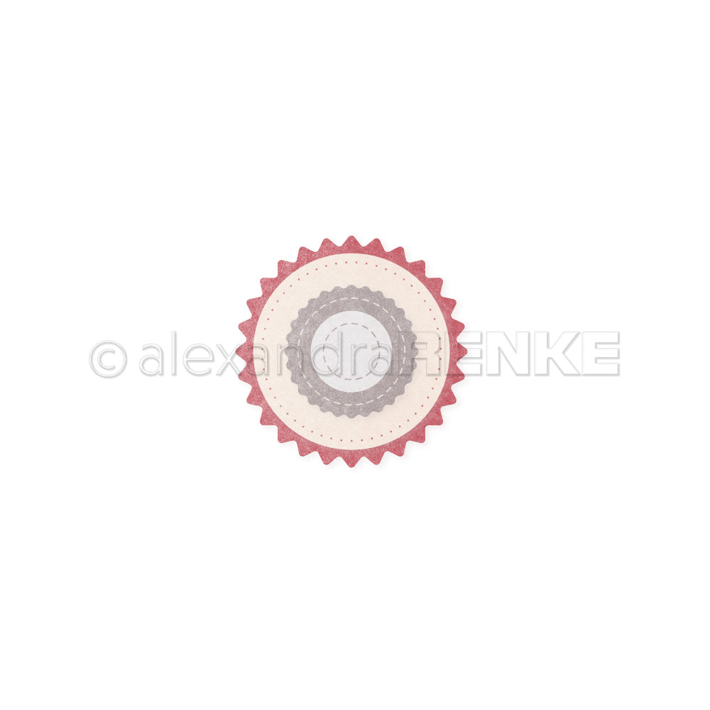 Set Fustelle 'Round layered labels with spikes' - D-AR-Ba0500 - A.RENKE
