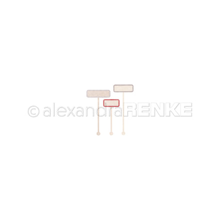 Set Fustelle 'Layered Labels Square' -D-AR-Ba0567 - A.RENKE