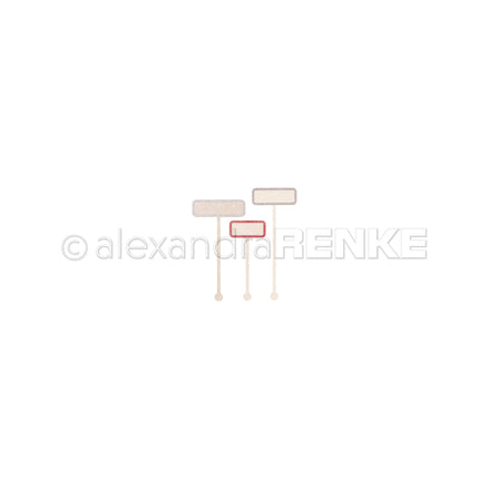 Set Fustelle 'Layered Labels Square' -D-AR-Ba0567 - A.RENKE
