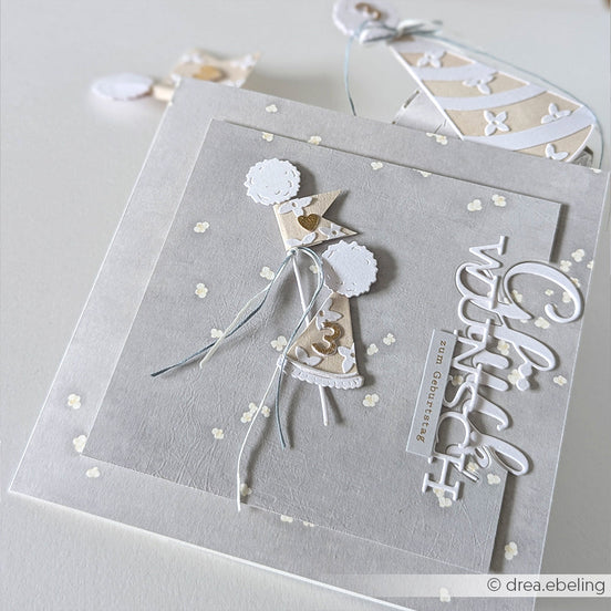 Set Fustelle "Little Party Hats" -D-AR-Ba0596 - A.RENKE