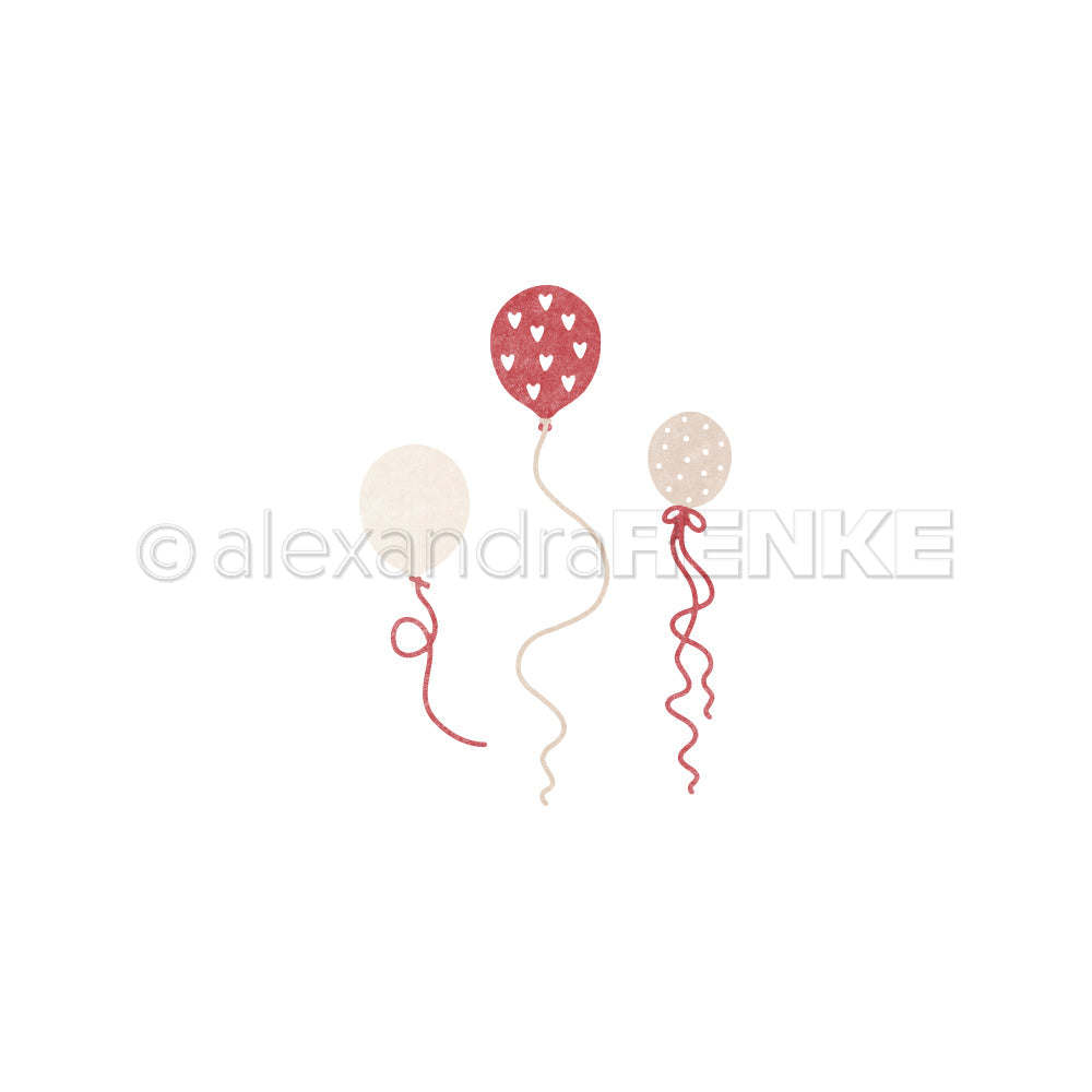 Set Fustelle "Balloons with Strings" -D-AR-Ba0599 - A.RENKE