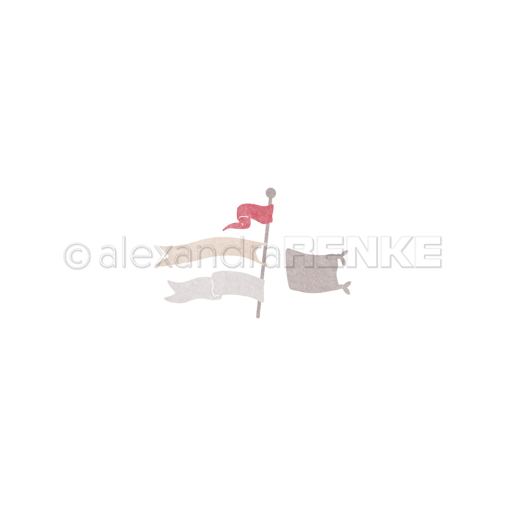 Set Fustelle 'Small Flagpole' -D-AR-Ba0615 - A.RENKE