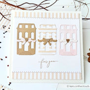 D-AR-Ba0629  Set Fustelle 'Simple Bow House'- A.RENKE