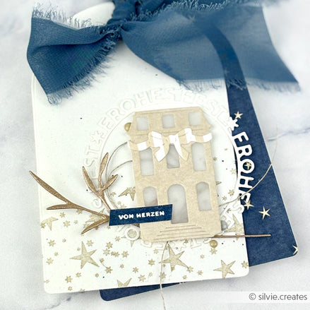 D-AR-Ba0629  Set Fustelle 'Simple Bow House'- A.RENKE