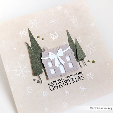 D-AR-Ba0631  Set Fustelle 'Cozy Ribbon House'- A.RENKE