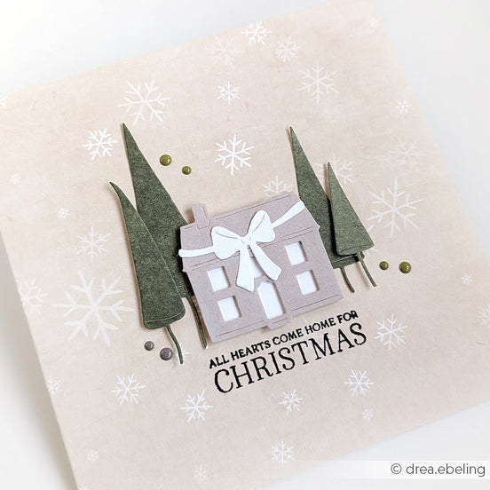 D-AR-Ba0631  Set Fustelle 'Cozy Ribbon House'- A.RENKE