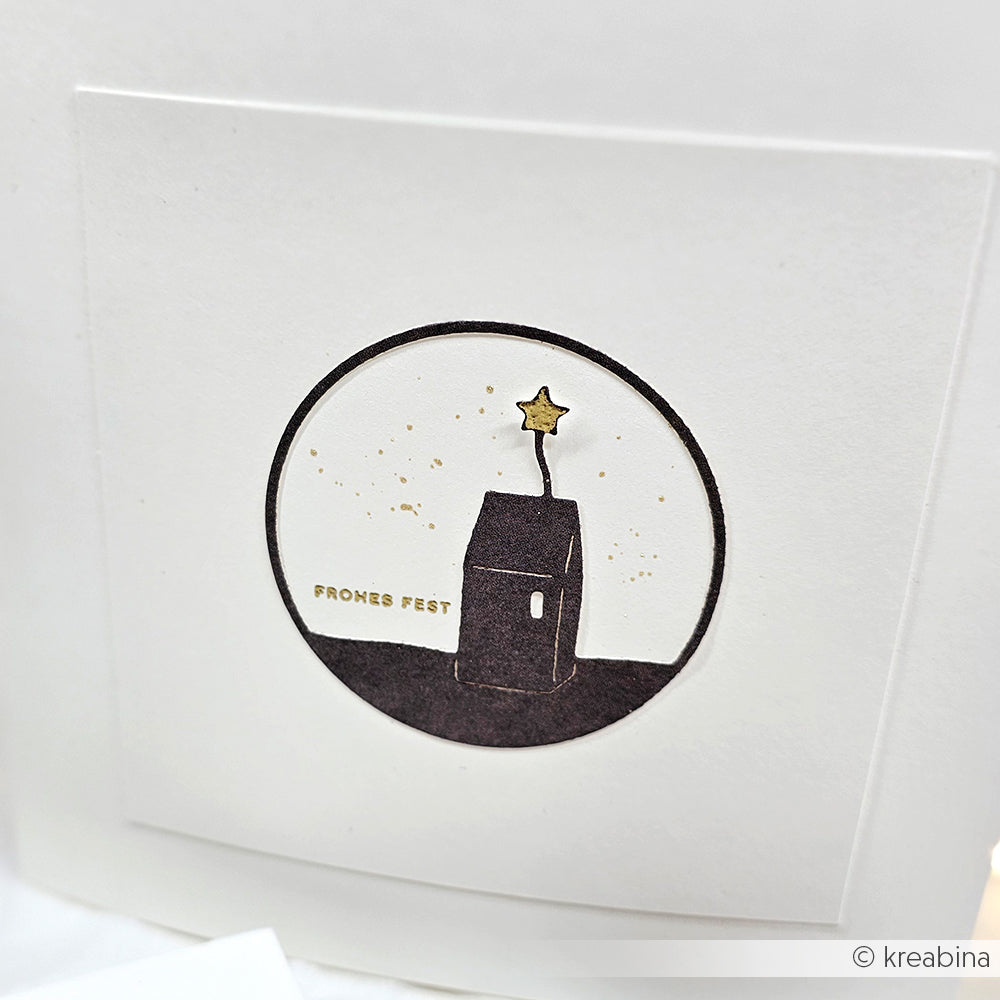 D-AR-Ba0653 Fustella 'Star House in a Circle'- A.RENKE