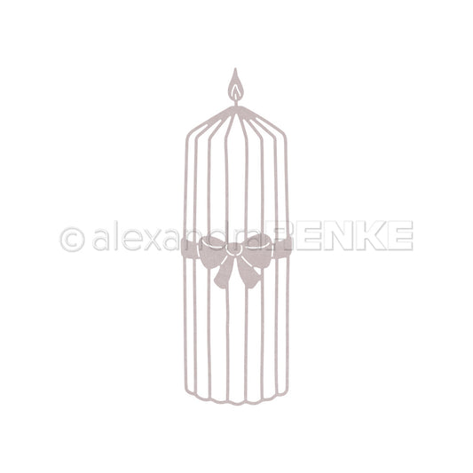 Fustella "Large Outline Candle"- D-AR-Ba0673- A.RENKE