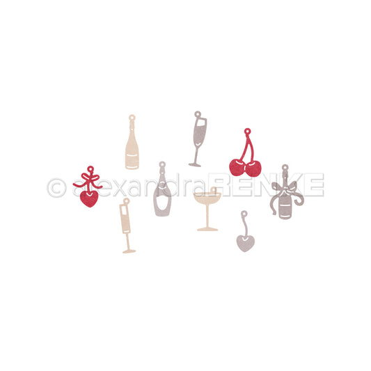 Set Fustelle "Happy Drinks Pendant"- D-AR-Ba0677- A.RENKE