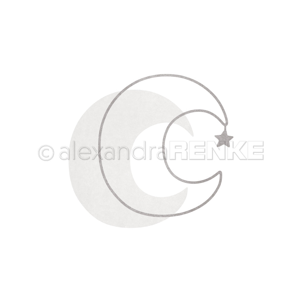 D-AR-Ba0689 'Outline Moon' die - A.RENKE