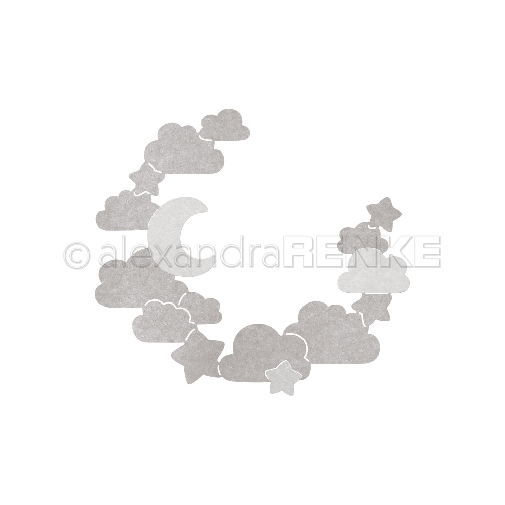 D-AR-Ba0690 Die Set 'Night Sky Wreath' - A.RENKE