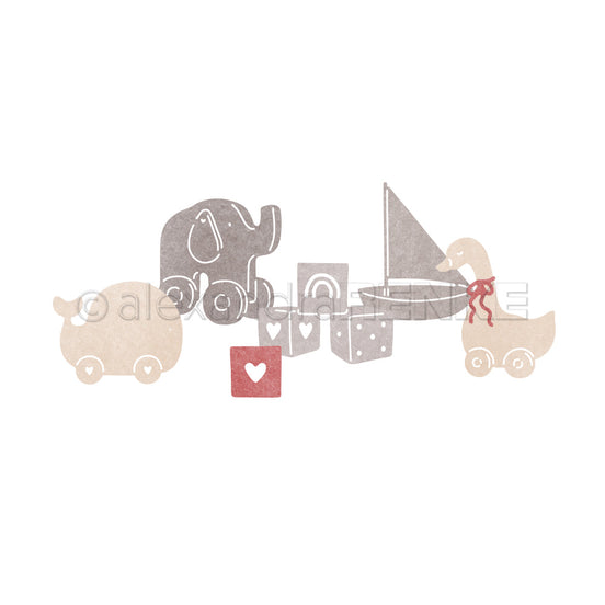 D-AR-Ba0692 Set Fustelle 'Colorful Game Round' - A.RENKE