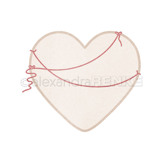 D-AR-Ba0693 Set Fustelle 'Magical Heart with Clotheslines' - A.RENKE
