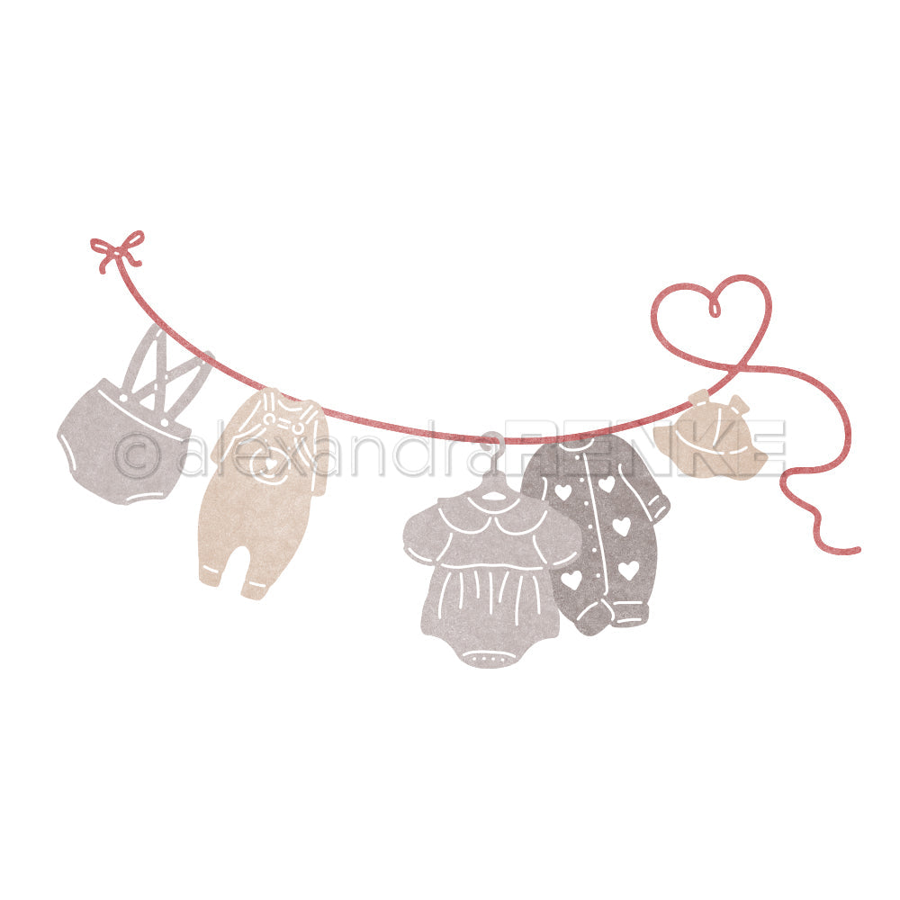 D-AR-Ba0696 'Romper Parade' Die Set - A.RENKE