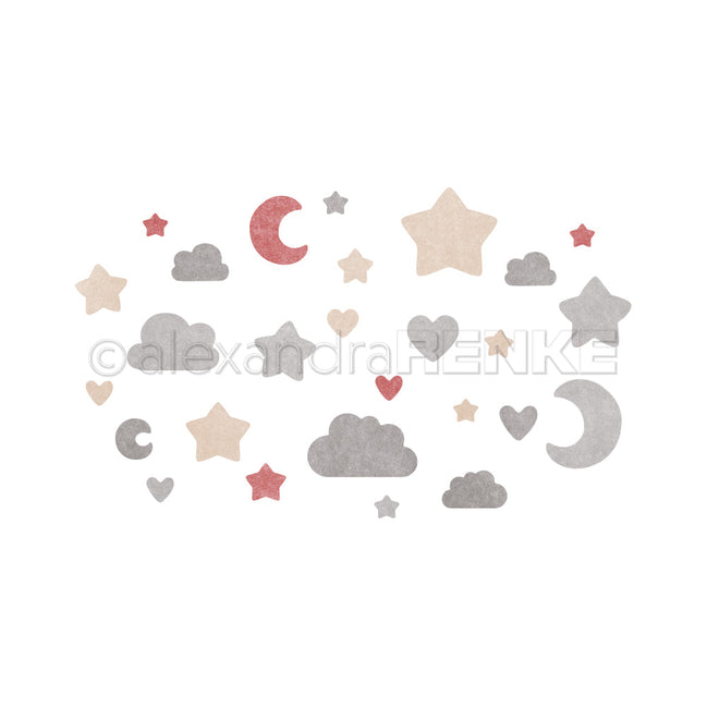 D-AR-Ba0701 'Dream Confetti' Die Set - A.RENKE