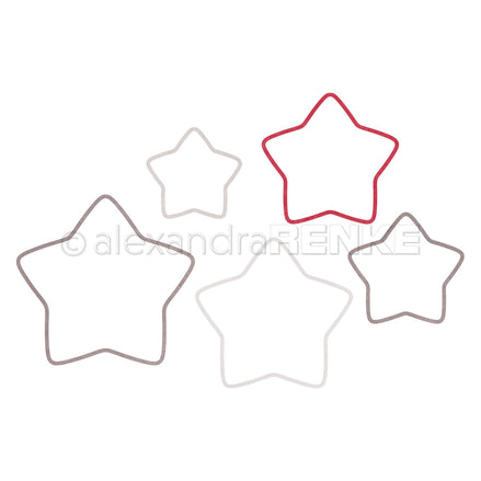 D-AR-Ba0703 '5 Star Frames' Die Set - A.RENKE