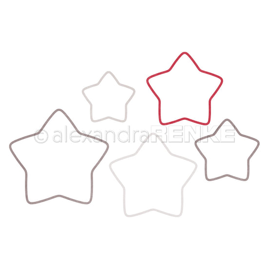 D-AR-Ba0703 Set Fustelle '5 Star Frames' - A.RENKE
