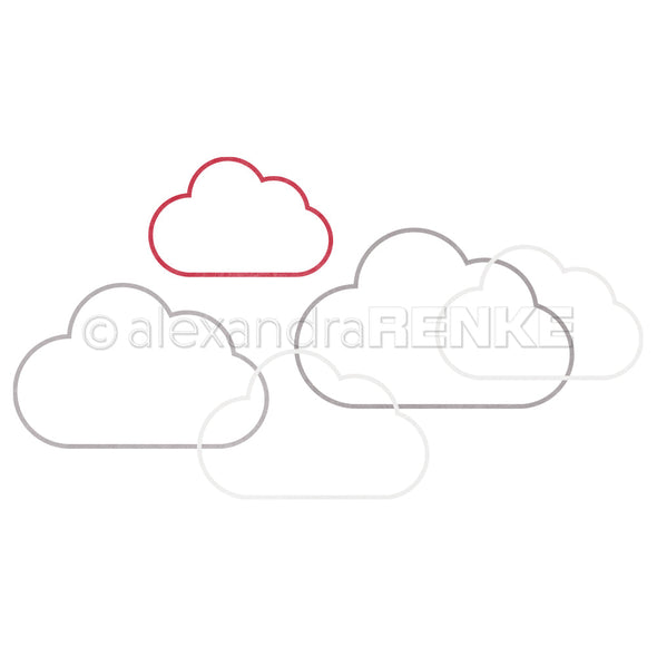 D-AR-Ba0704 Set Fustelle '5 Cloud Frames' - A.RENKE