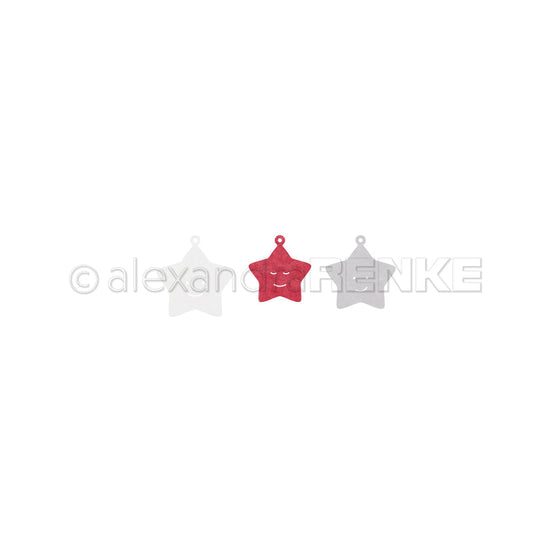 D-AR-Ba0706 Set Fustelle '3 stars with eyelets' - A.RENKE