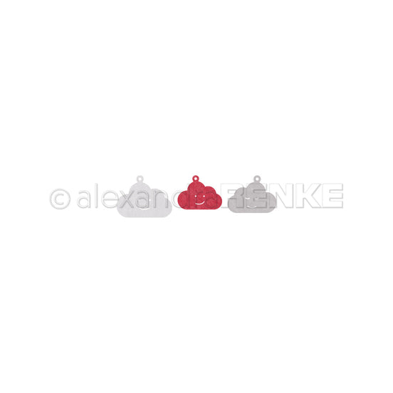 D-AR-Ba0707 Set Fustelle '3 clouds with eyelets' - A.RENKE