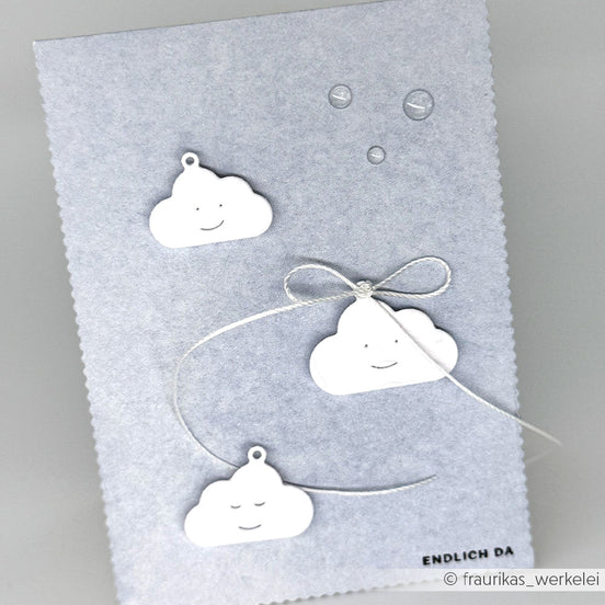 D-AR-Ba0707 Set Fustelle '3 clouds with eyelets' - A.RENKE