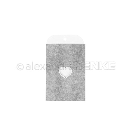 D-AR-Ba0709 'Label in bag heart' die set - A.RENKE