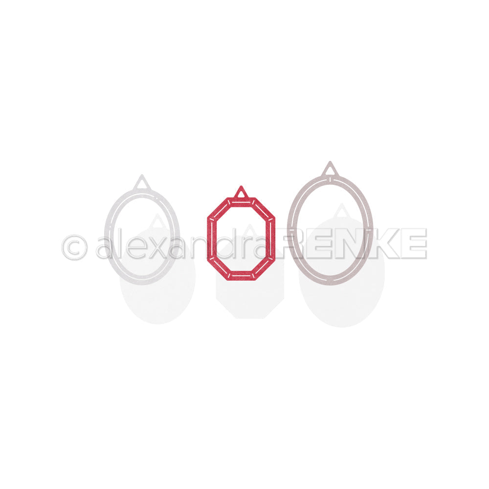 D-AR-Ba0715 'Oval Framee' Die Set - A.RENKE
