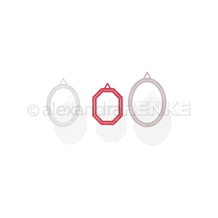 D-AR-Ba0715 'Oval Framee' Die Set - A.RENKE
