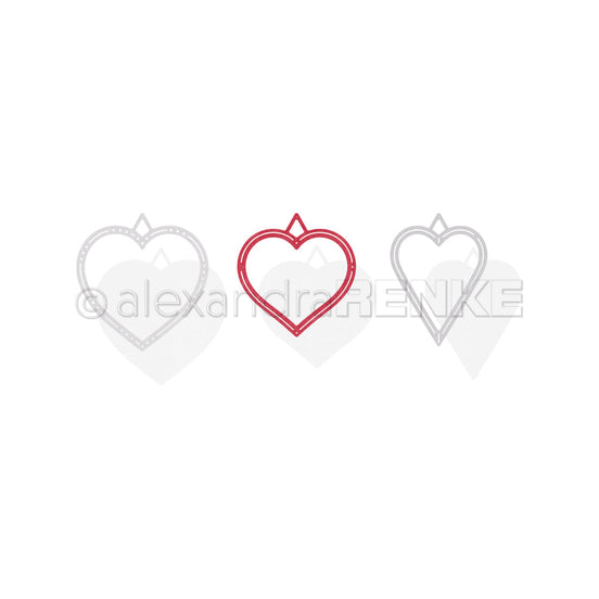 D-AR-Ba0717 Set Fustelle 'Heart Frame' - A.RENKE