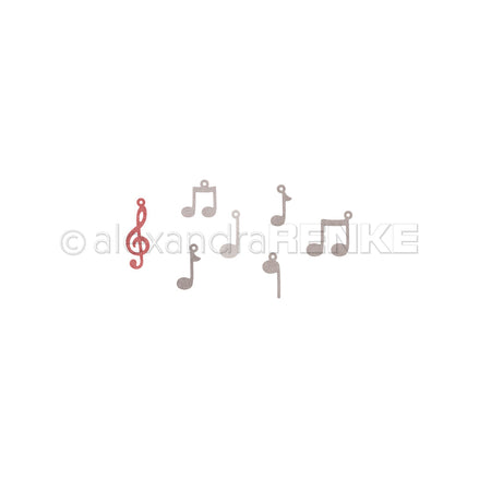 D-AR-Ba0731 Set Fustelle 'Noten Anhänger' - A.RENKE