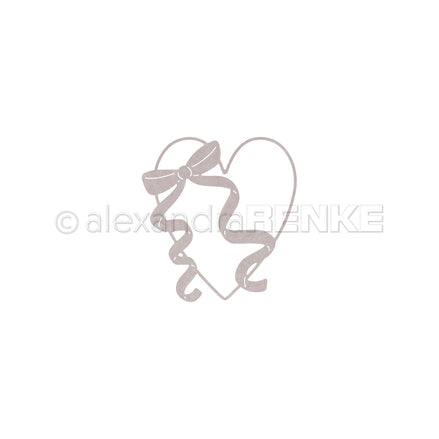 D-AR-Ba0739 Fustella 'Zartes Schleifenherz' - A.RENKE