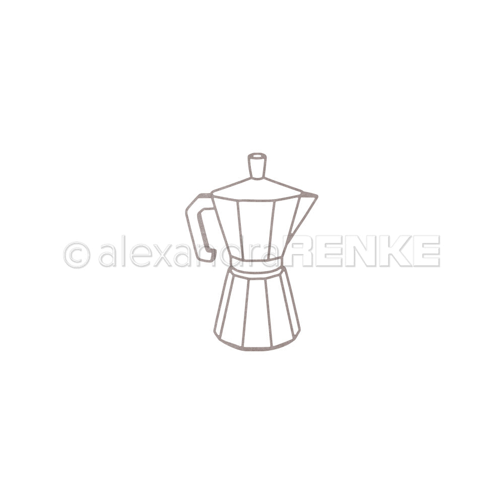 Stanze 'Espressokanne Outline'